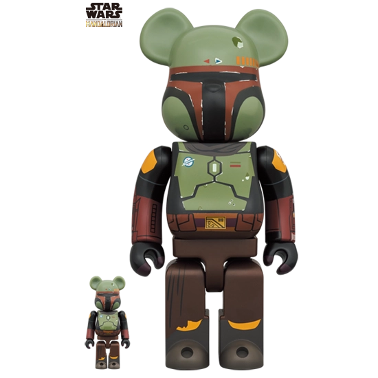 Bearbrick Boba Fett Recovered Armor 100%+400% Herstellerbild 1