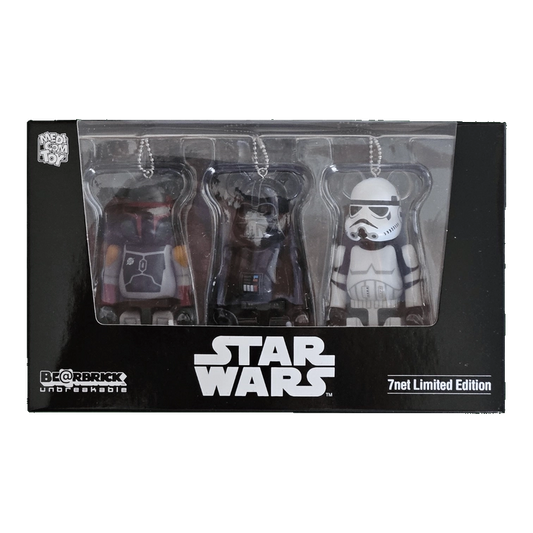 Bearbrick Boba Fett & Darth Vader & Stormtrooper [7net Limited Edition] 100% in der Verpackung