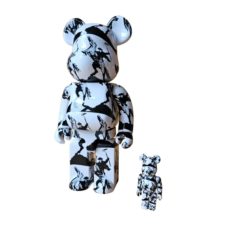 Bearbrick Brandalism 'Highwayman' 100%+400% schräg