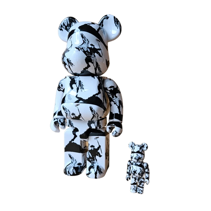 Bearbrick Brandalism 'Highwayman' 100%+400% schräg