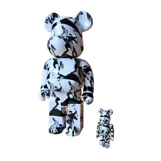 Bearbrick Brandalism 'Highwayman' 100%+400% schräg