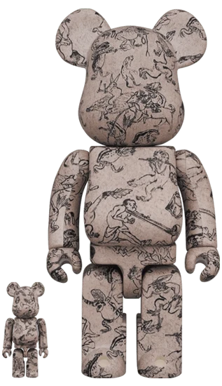 Bearbrick Caricatures of Birds and Beasts 100%+400% Herstellerbild 1