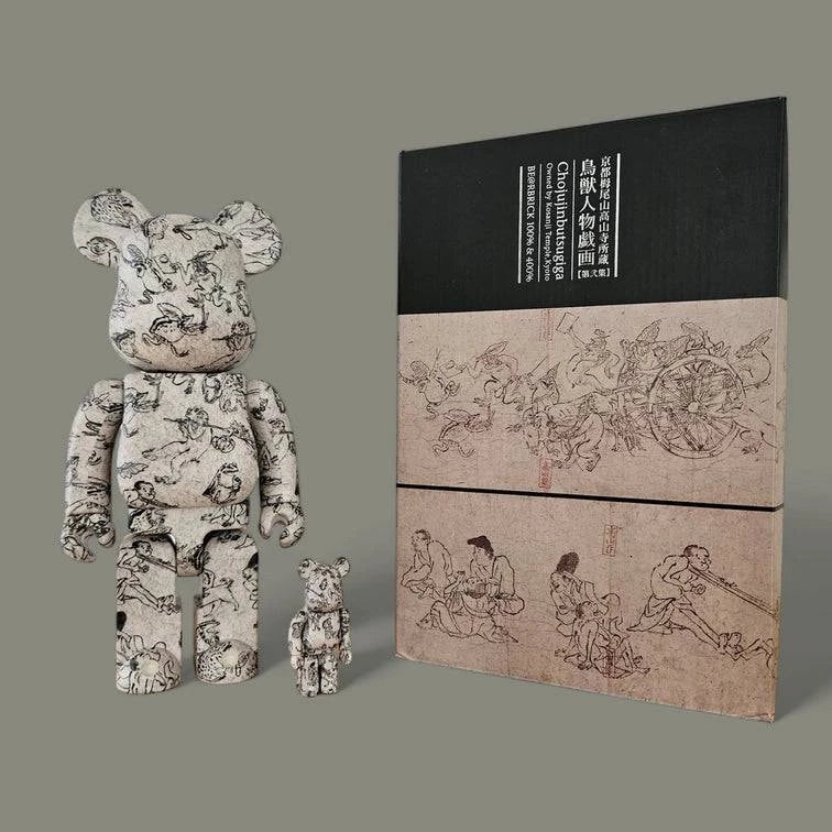 Bearbrick Caricatures of Birds and Beasts 100%+400% mit Verpackung