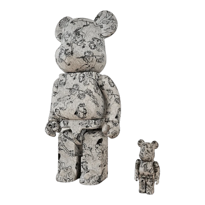 Bearbrick Caricatures of Birds and Beasts 100%+400% schräg