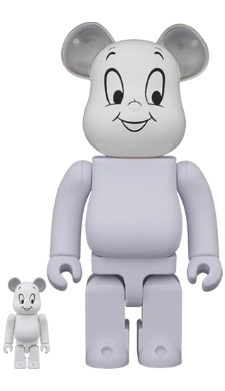 Bearbrick Casper the Friendly Ghost 100%+400% Herstellerbild 1