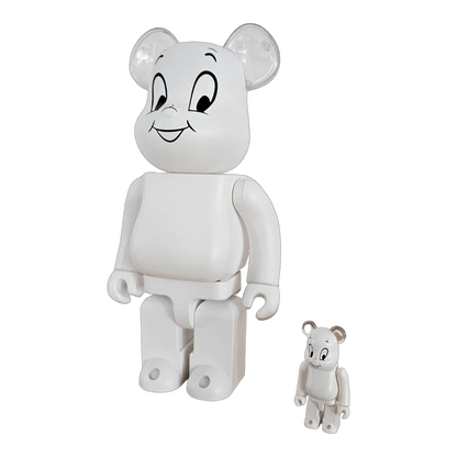 Bearbrick Casper the Friendly Ghost 100%+400% schräg