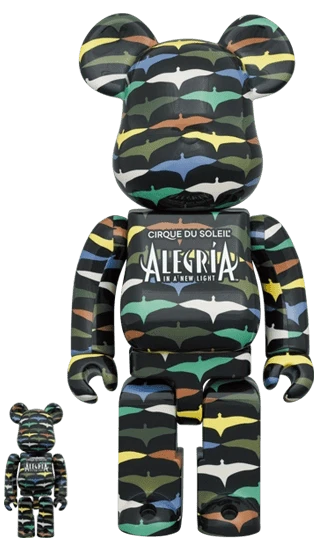 Bearbrick Cirque du Soleil 'Alegria - In a New Light' 100%+400% Herstellerbild 1