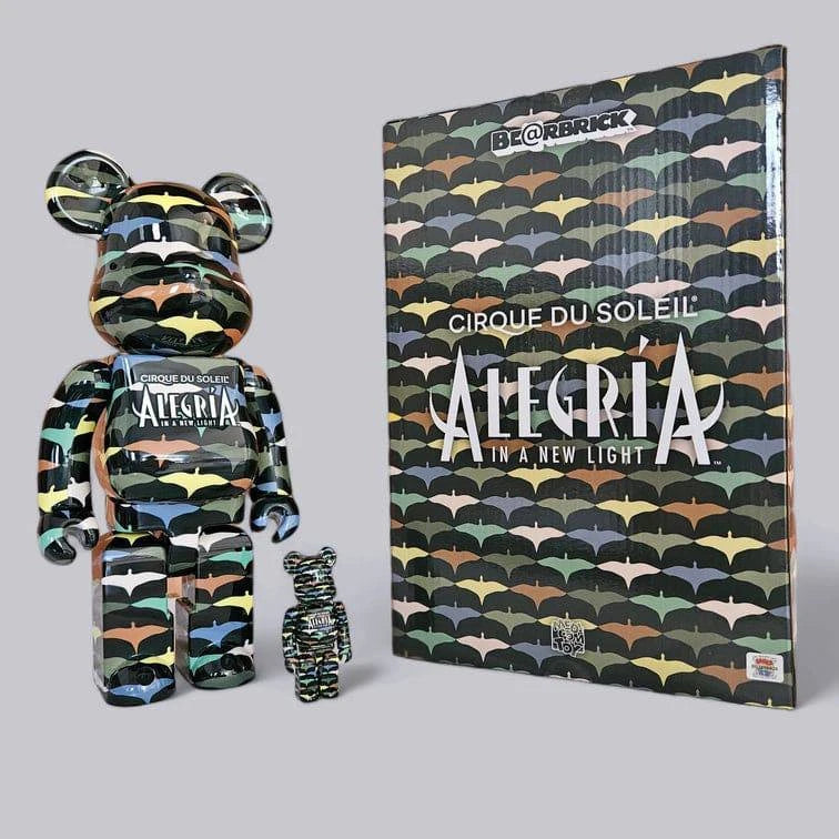 Bearbrick Cirque du Soleil 'Alegria - In a New Light' 100%+400% mit Verpackung