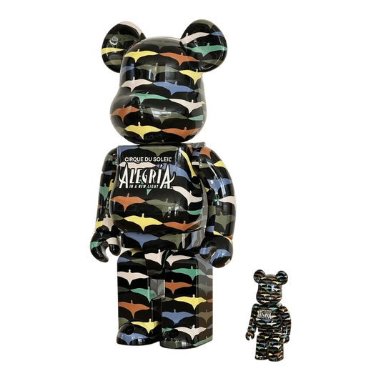 Bearbrick Cirque du Soleil 'Alegria - In a New Light' 100%+400% schräg