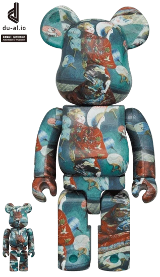 Bearbrick Claude Monet La Japonaise Herstellerbild 1