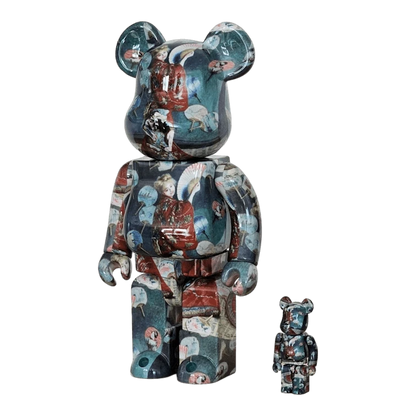 Bearbrick Claude Monet La Japonaise schräg