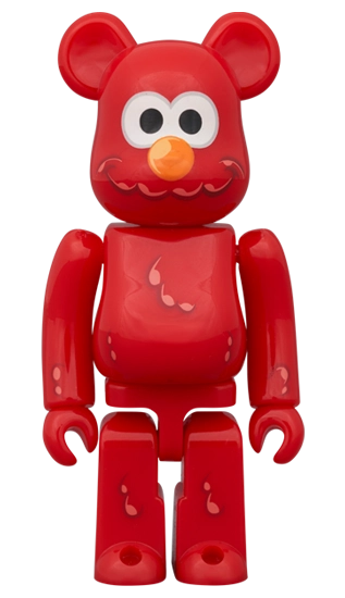 Bearbrick Coin Parking Delivery × Sesame Street Elmo & Shirai-san 100%+400% Herstellerbild 2