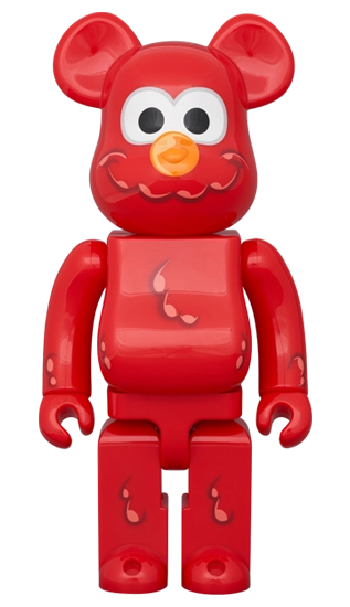 Bearbrick Coin Parking Delivery × Sesame Street Elmo & Shirai-san 100%+400% Herstellerbild 3
