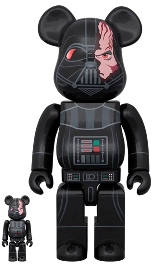 Bearbrick Darth Vader Damage Version (Obi-Wan Kenobi Version) 100%+400% Herstellerbild 1