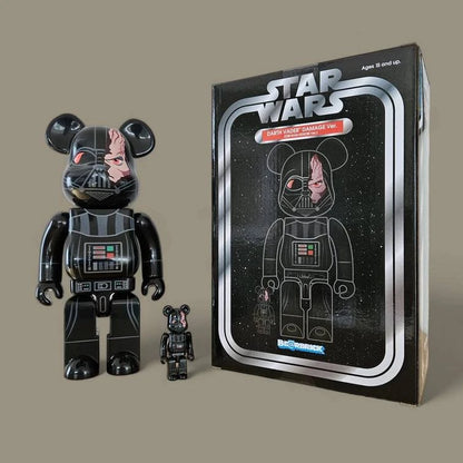 Bearbrick Darth Vader Damage Version (Obi-Wan Kenobi Version) 100%+400% mit Verpackung