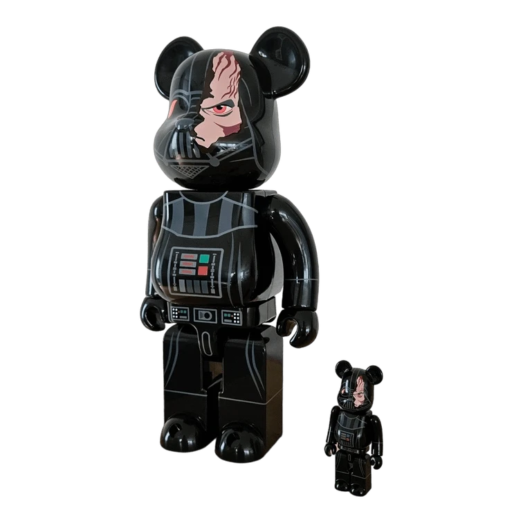 Bearbrick Darth Vader Damage Version (Obi-Wan Kenobi Version) 100%+400% schräg