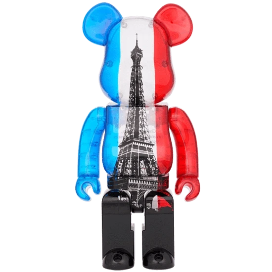 Bearbrick Eiffel Tower Tricolor Version 400% Herstellerbild 1