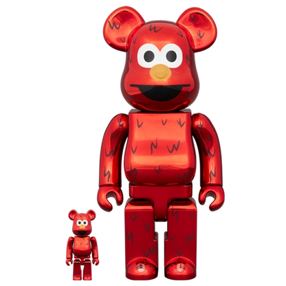 Bearbrick Elmo Chrome Version Herstellerbild 1