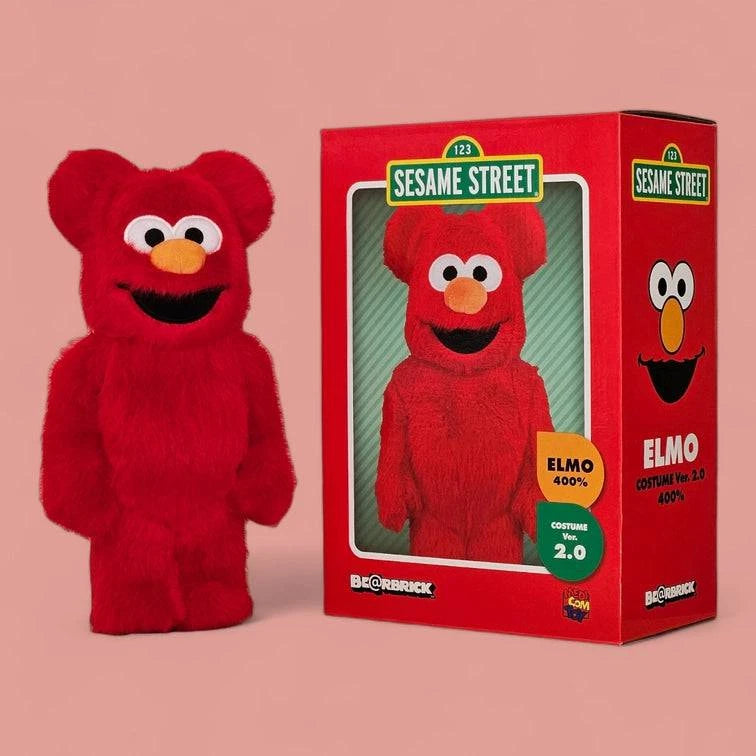 Bearbrick Elmo Costume Version 2.0 [Sesame Street] 400% mit Verpackung