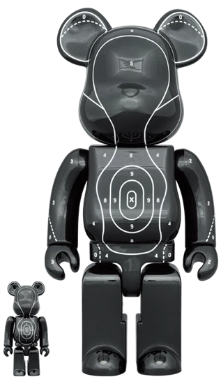 Bearbrick Emotionally Unavailable × Neighborhood 100%+400% Herstellerbild 1