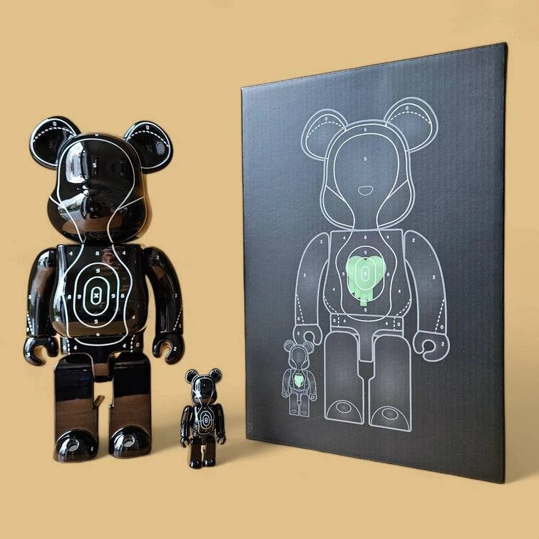 Bearbrick Emotionally Unavailable × Neighborhood 100%+400% mit Verpackung