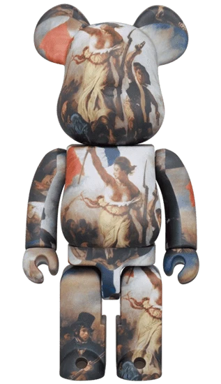 Bearbrick Eugène Delacroix Liberty Leading The People 100%+400% Herstellerbild 3