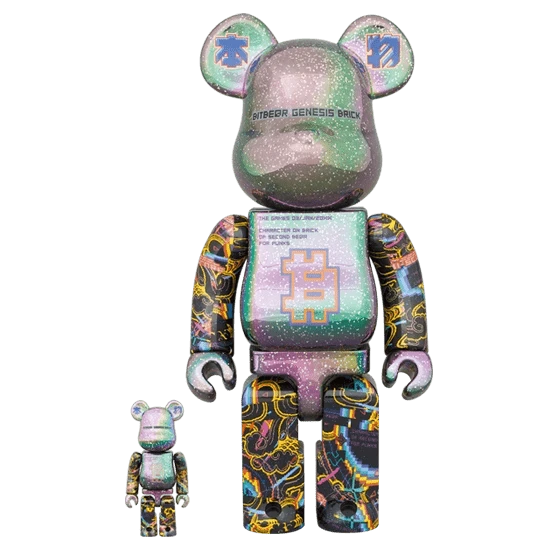 Bearbrick Excalibur 'Satoshi' 100%+400% Herstellerbild 1