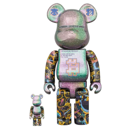 Bearbrick Excalibur 'Satoshi' 100%+400% Herstellerbild 1