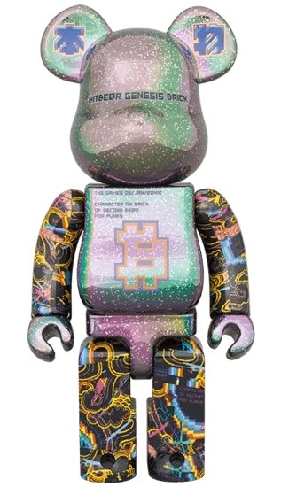 Bearbrick Excalibur 'Satoshi' 100%+400% Herstellerbild 3