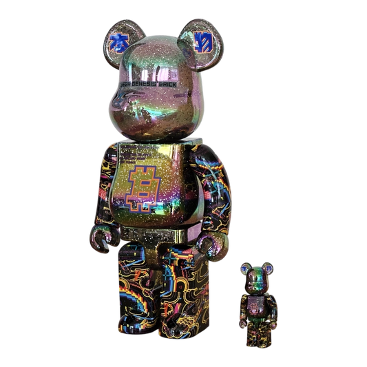 Bearbrick Excalibur 'Satoshi' 100%+400% schräg