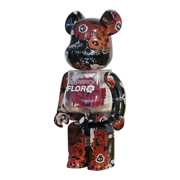 Bearbrick FLOR@ 400% schräg