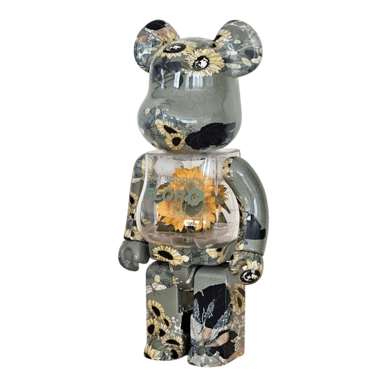 Bearbrick Flora Sunflower schräg