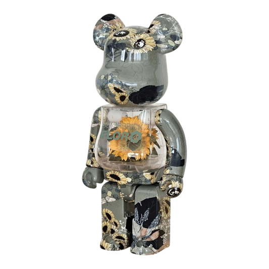 Bearbrick Flora Sunflower schräg