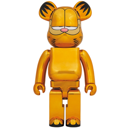 Bearbrick Garfield Gold Chrome Version 1000% Herstellerbild 1