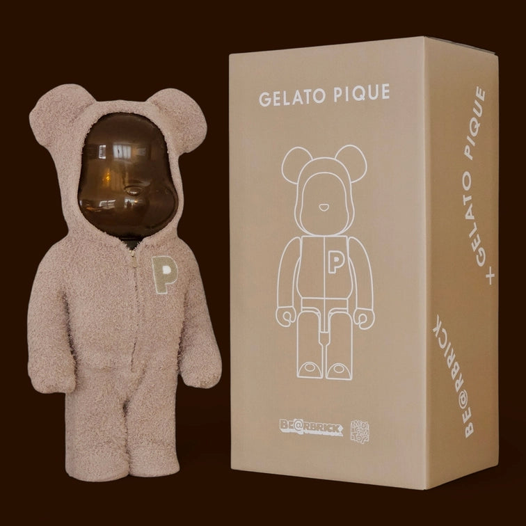 Bearbrick Gelato Pique Beige 1000% mit Verpackung