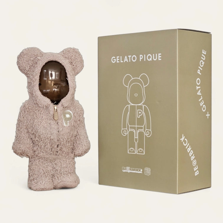 Bearbrick Gelato Pique Beige 400% mit Verpackung