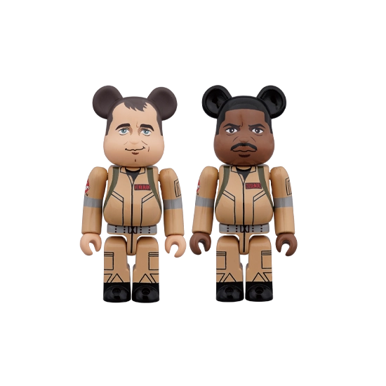 Bearbrick Ghostbusters 2er-Set Peter Venkman & Winston Zeddemore 100% Herstellerbild 1