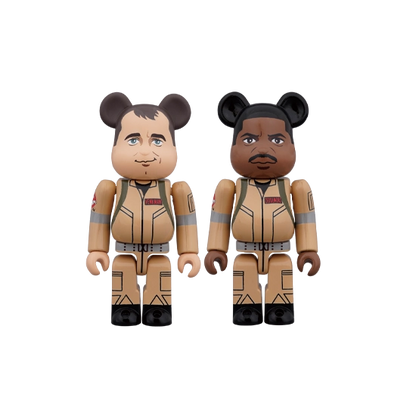 Bearbrick Ghostbusters 2er-Set Peter Venkman & Winston Zeddemore 100% Herstellerbild 1