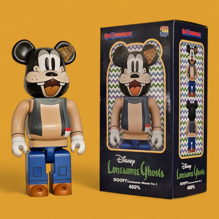 Bearbrick Goofy (Lonesome Ghosts Version) mit Verpackung