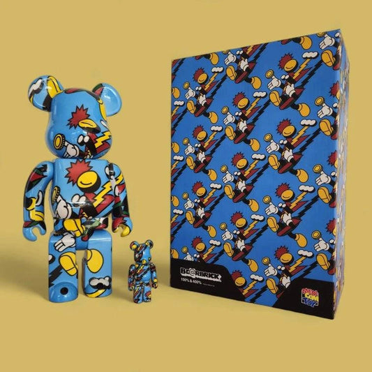 Bearbrick Grafflex 100%+400% mit Verpackung