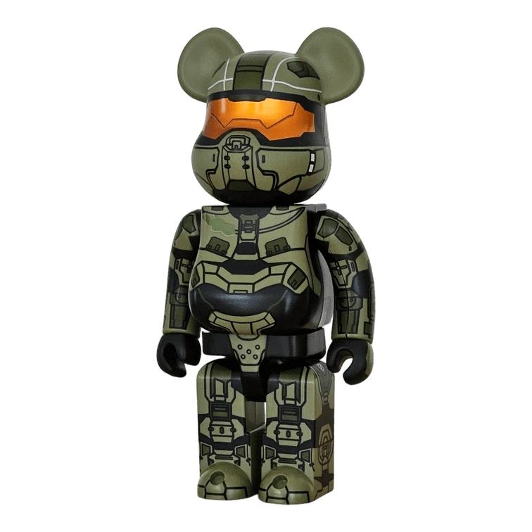 Bearbrick HALO Master Chief 400% schräg