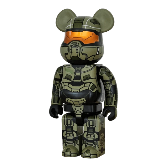 Bearbrick HALO Master Chief 400% schräg