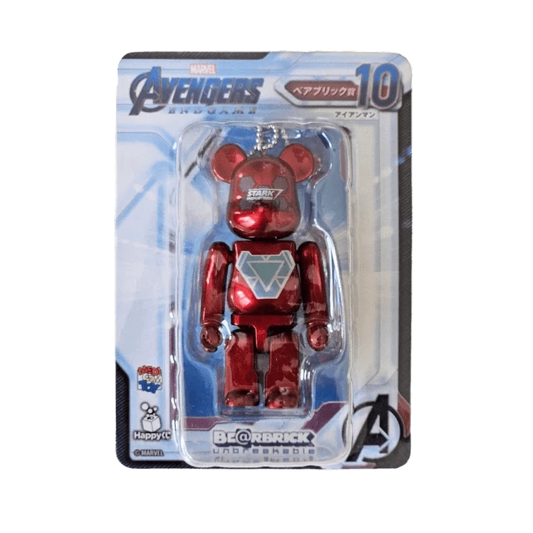 Bearbrick Happy Kuji 'Avengers Endgame' (2019) - 10 Iron Man 100% in der Verpackung