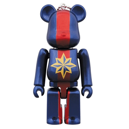 Bearbrick Happy Kuji 'Avengers Endgame' (2019) - 14 Captain Marvel 100% Herstellerbild