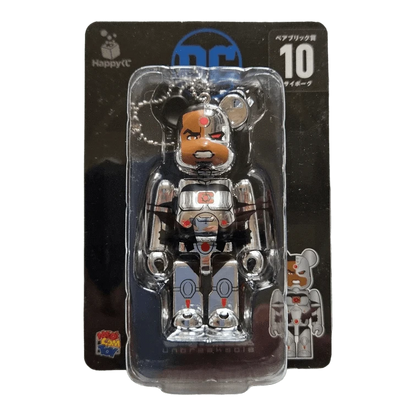 Bearbrick Happy Kuji 'DC' (2020) - 10 Cyborg 100% in der Verpackung