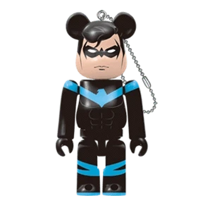 Bearbrick Happy Kuji 'DC' (2020) - 12 Nightwing 100% Herstellerbild