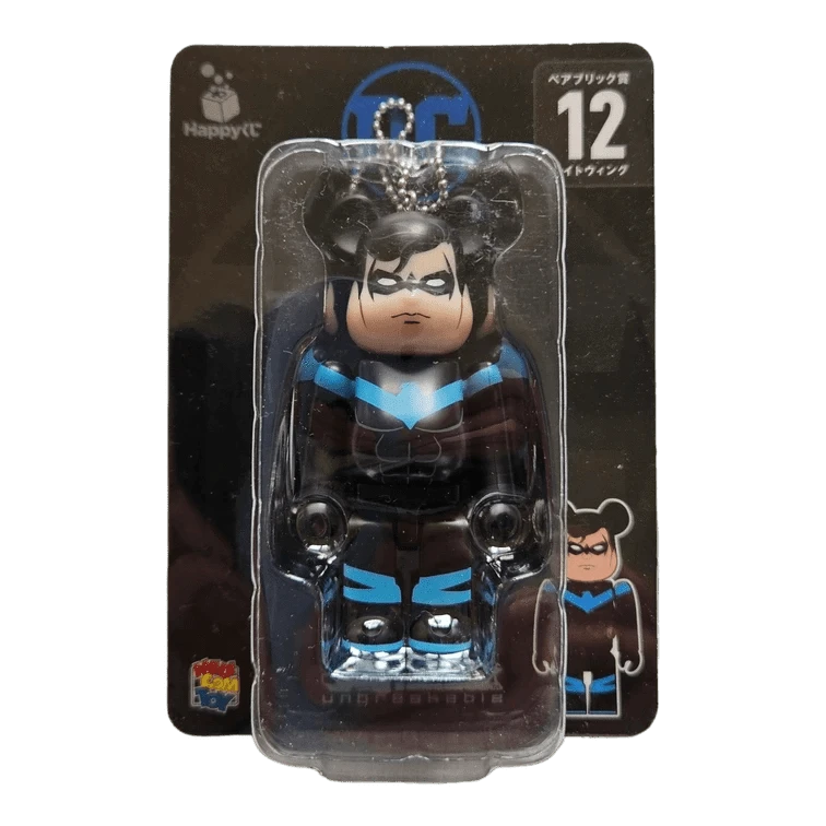 Bearbrick Happy Kuji 'DC' (2020) - 12 Nightwing 100% in der Verpackung