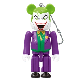 Bearbrick Happy Kuji 'DC' (2020) - 14 Joker 100% Herstellerbild