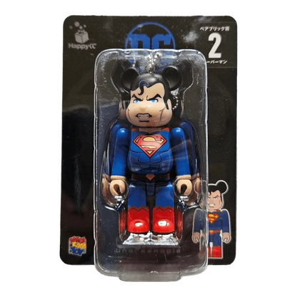 Bearbrick Happy Kuji 'DC' (2020) - 2 Superman 100% in der Verpackung