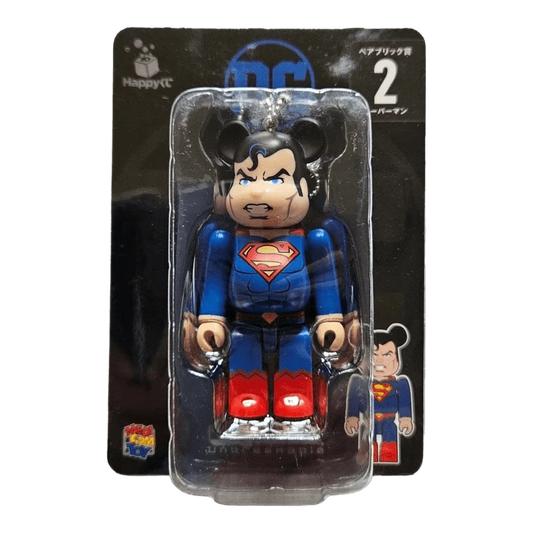 Bearbrick Happy Kuji 'DC' (2020) - 2 Superman 100% in der Verpackung